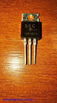 IRF9530    транзистор MOSFET P-канальный полевой  12А / 100В / 88Вт /