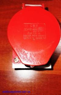 Розетка трехфазная  стационарная  АСКО ГС 32А5 ( A0080040006 )