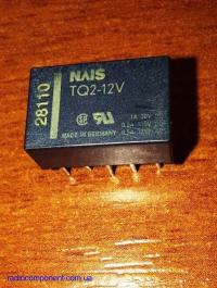 TQ2-12V  реле электромагнитное  миниатюрное    Panasonic Nais