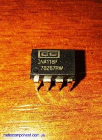 INA118P    BB BURR-BROWN CORP      операционный усилитель