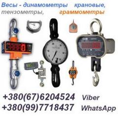 Тензометр ИН-11, Динамометр ДПУ, ДОР, ДОС, ДОУ, Весы крановые и др.